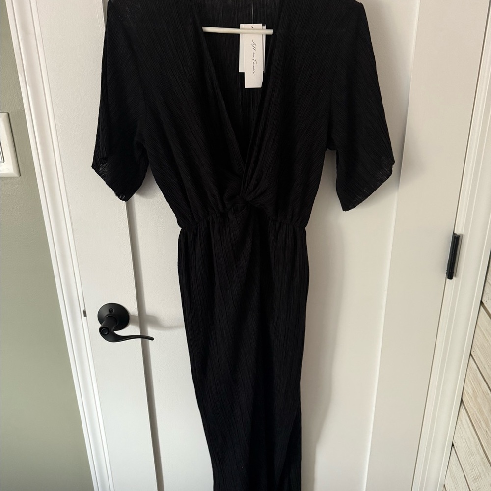 All in Favor Black Maxi Dress